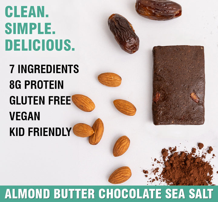 Almond Butter Chocolate Sea Salt (Box of 10)
