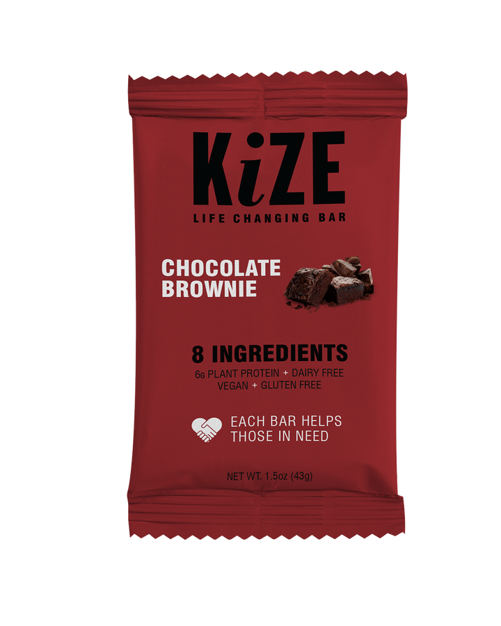 Kize Chocolate Brownie Protein Bar in Package