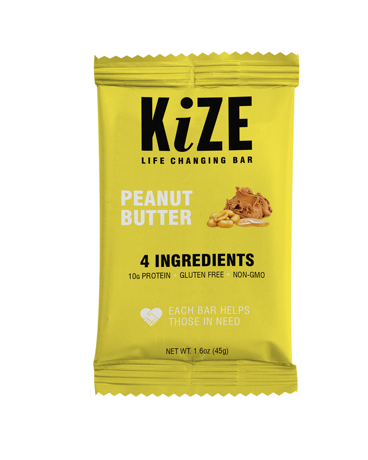Kize Peanut Butter Protein Bar Gluten Free Non-GMO Package