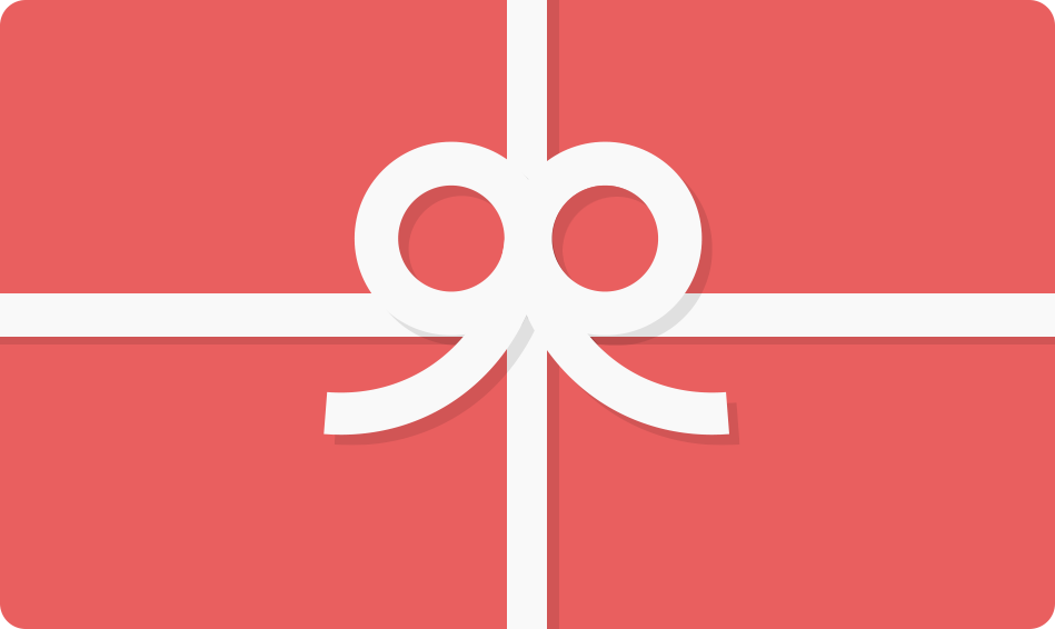 Image of bow on wrapped gift card