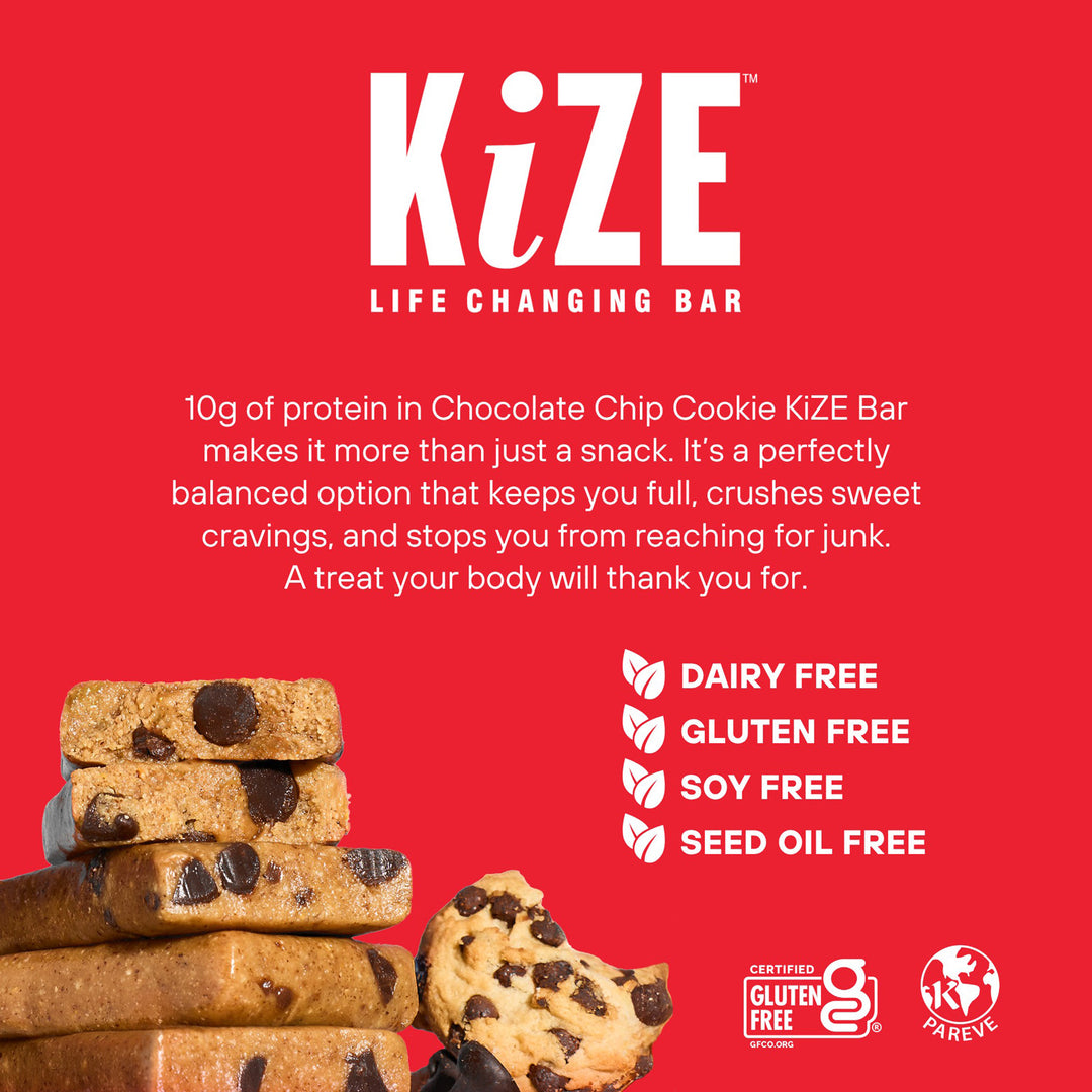 KiZE x Folds of Honor Limited-Edition: Chocolate Chip Cookie (Box of 12)