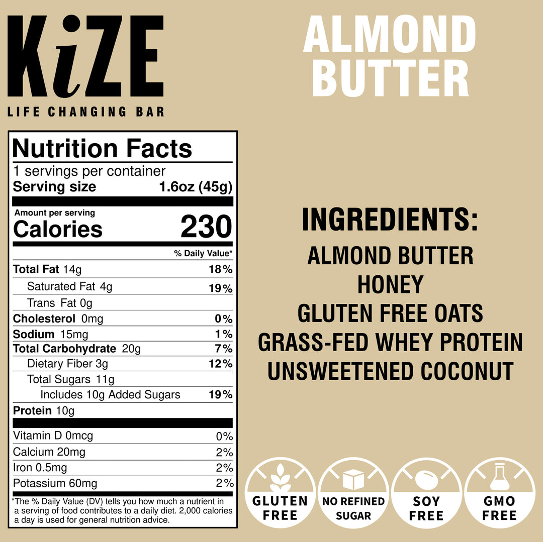 Kize Almond Butter Background