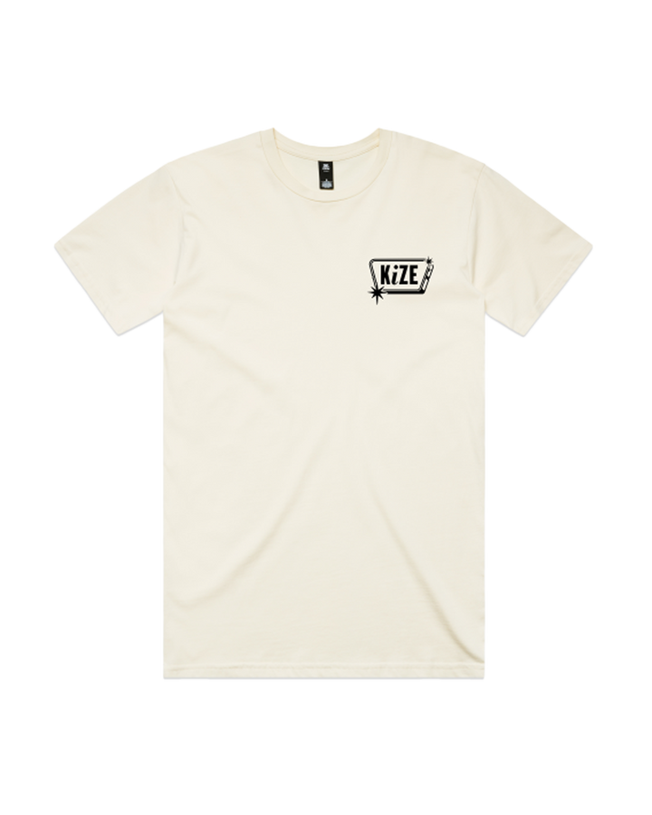 Keep It Real Tee (Cream, Black)