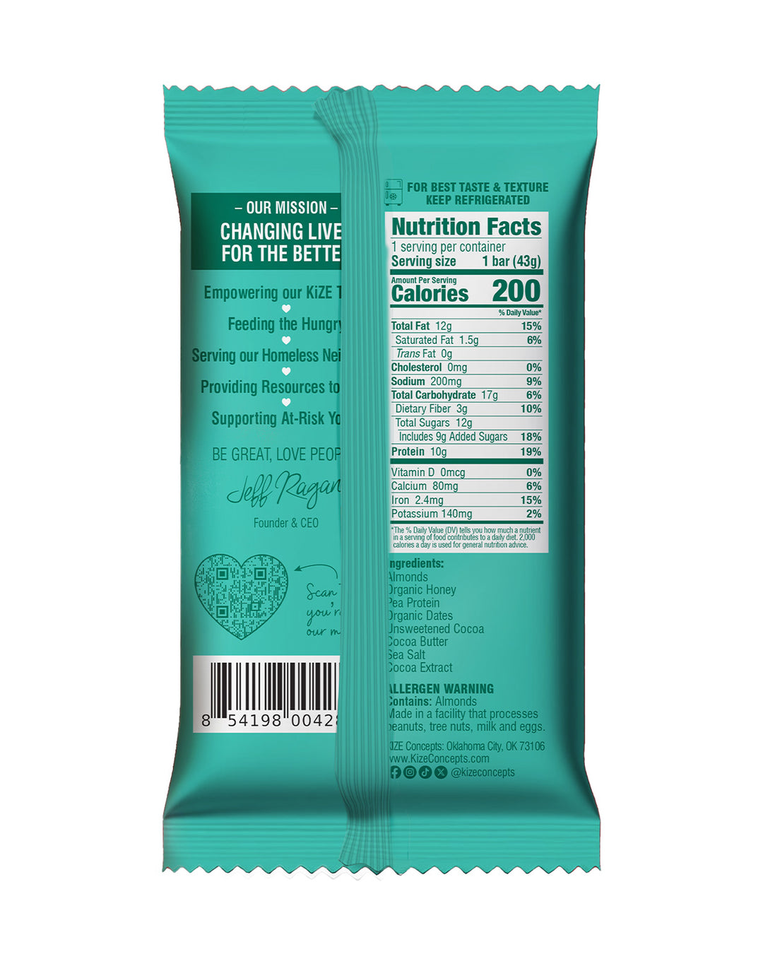 Almond Butter Chocolate Sea Salt (Box of 10)