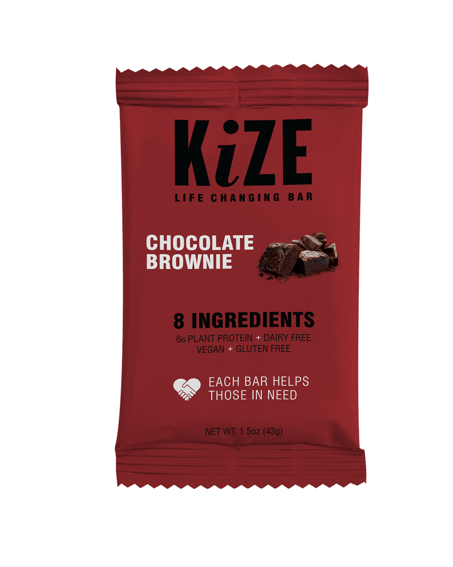 Kize Chocolate Brownie Protein Bar in Package