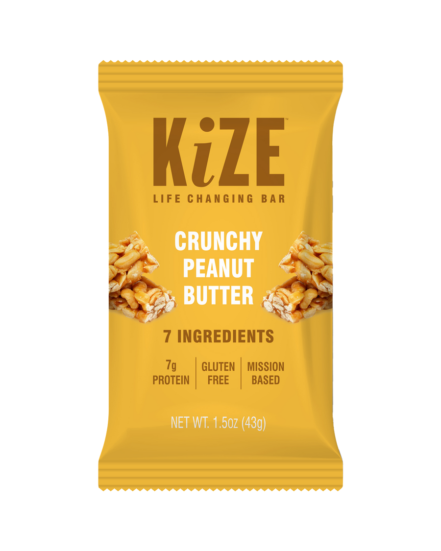Crunchy Peanut Butter Kize Protein Bar in Package