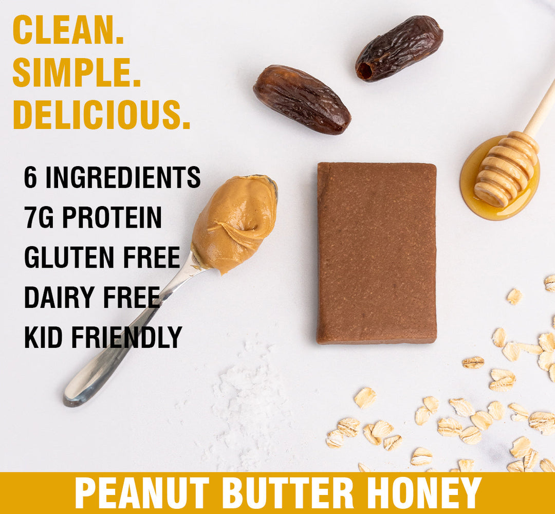 Peanut Butter Honey Kize Bar Promotional Graphic