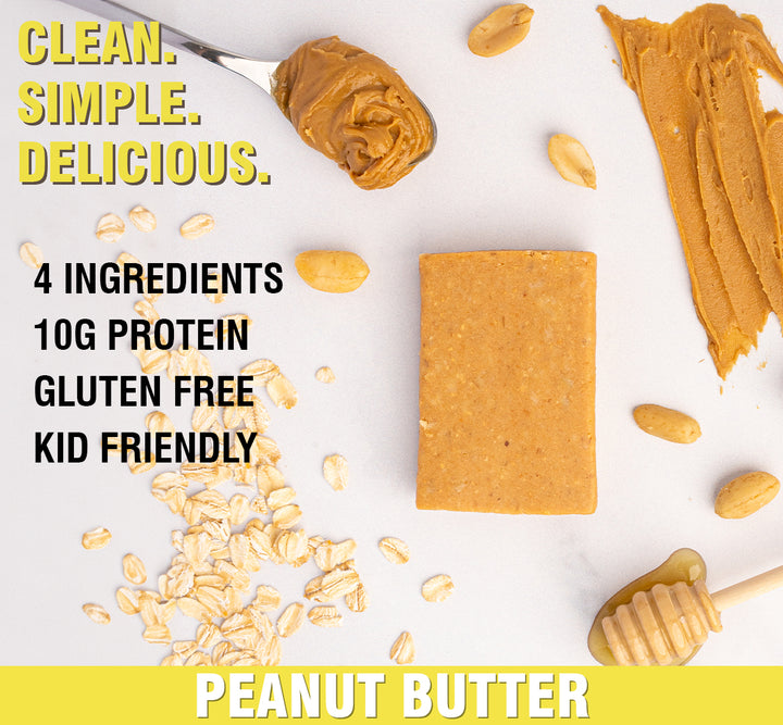 Peanut Butter Kize Protein Bar Promotional Graphic